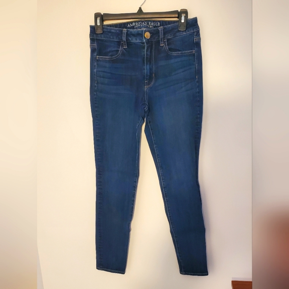 American eagle super stretch hi-rise jegging womens 6